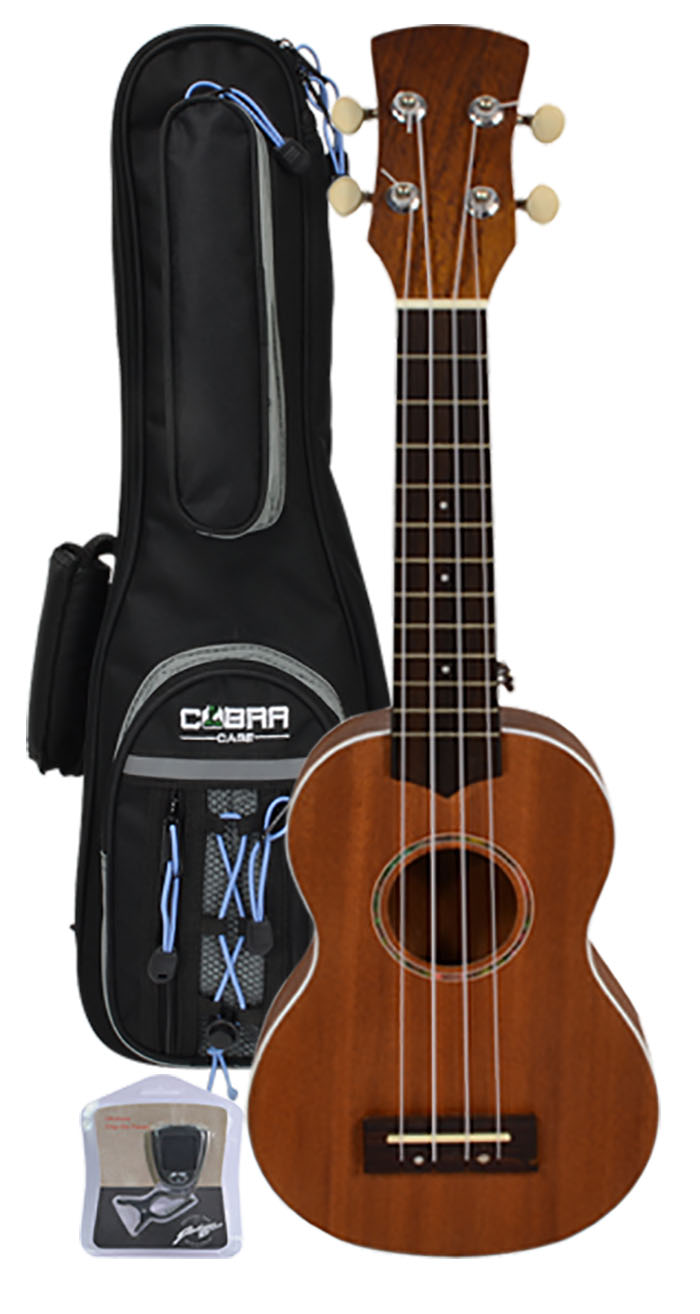 Soprano Ukulele Gig Bag and Tuner by Bryce Ukulele