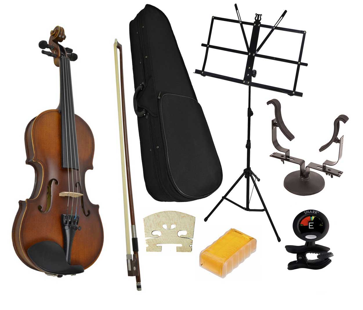 Student 1/8 Violin and Accessory Pack by Sotendo Violin