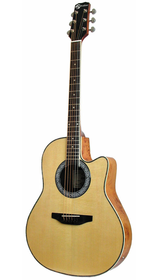 Round Back Electro Acoustic Guitar Electro Acoustic Guitars