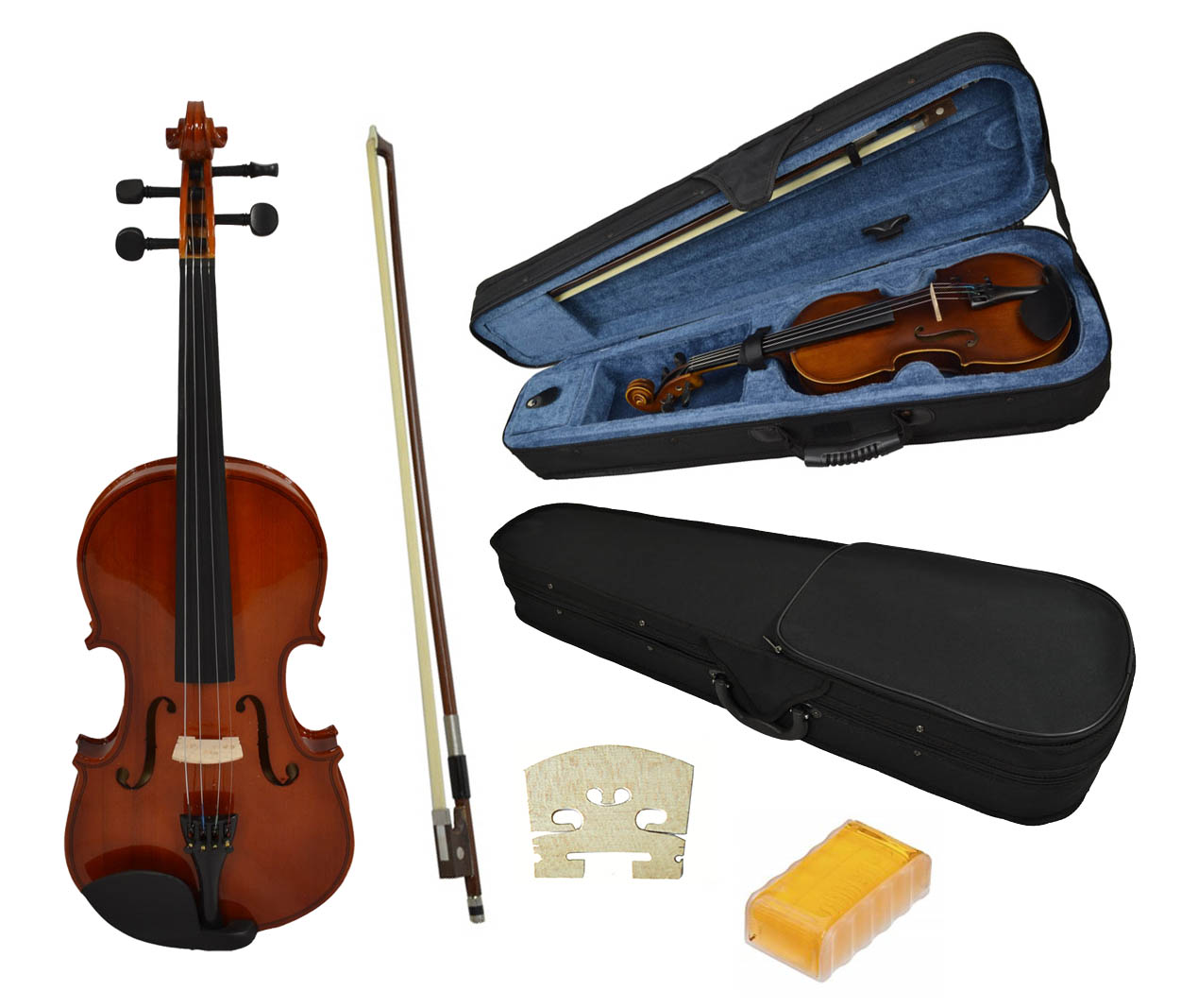 Full Size Violin and Case by Sotendo Violin