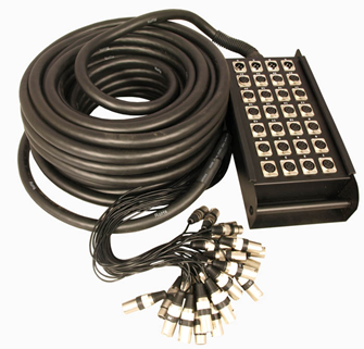 24 INPUTS 4 OUTPUTS STAGE BOX SNAKE 