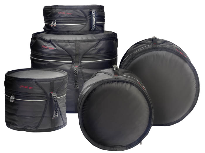 Stagg Deluxe 5 Piece Drum Kit Bag Set Drum Bags