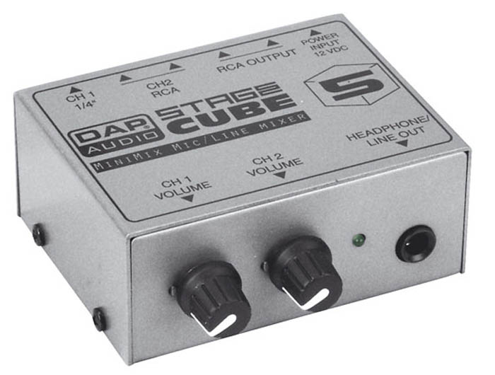 2 Channel Line Mixer Mixers