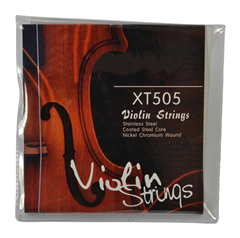 Violin String Set 4/4, 3/4, 1/2, 1/4, 1/8 Nickel Chromium Wound with Steel Core by Sotendo