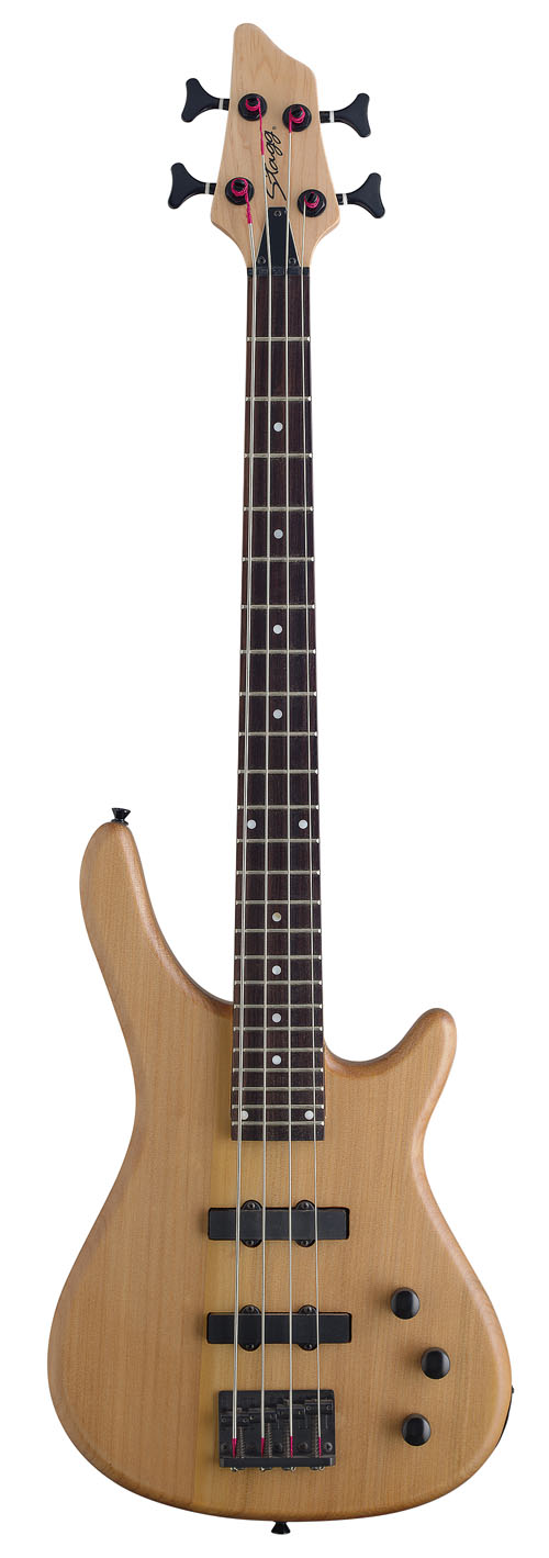 Fusion Bass Guitar Size Natural Satin Bass Guitars