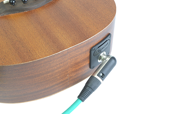 Dan's Guitar Store Câble Instrument 3 M Droit/Angled – 1/4" Jack, 21 AWG OFC, Qualité Studio, Tressé Anti-Nœuds