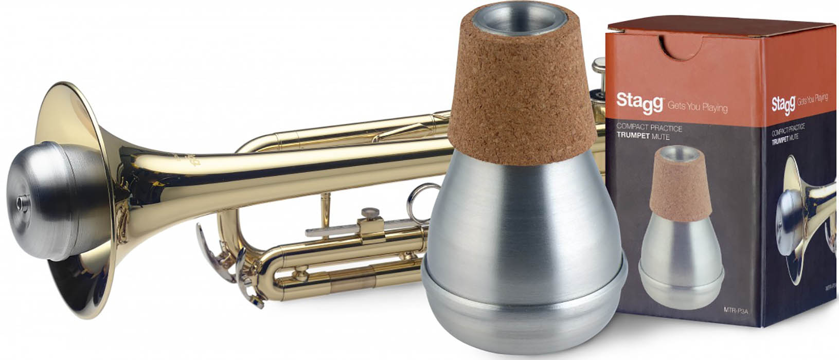 Stagg Compact Practice Mute for Trumpet Trumpets