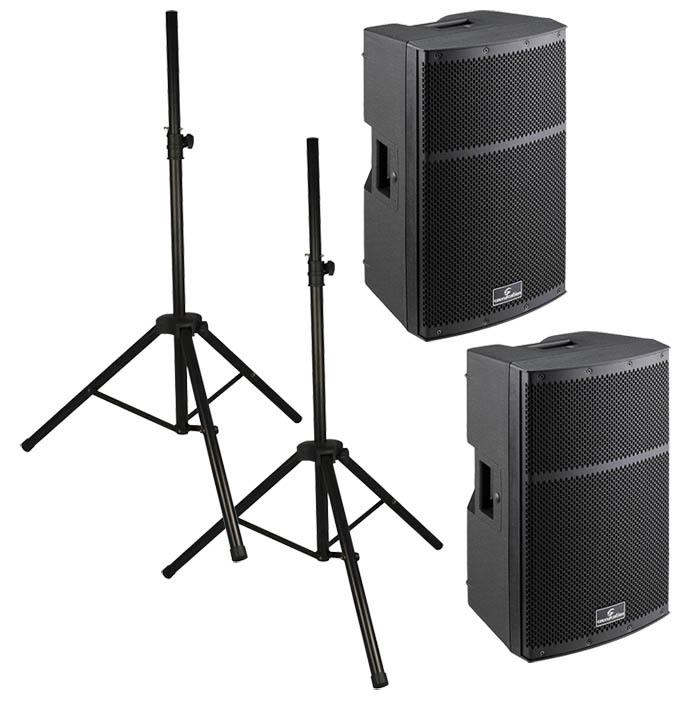 12 2000 Watt Active Speaker System Audio Systems