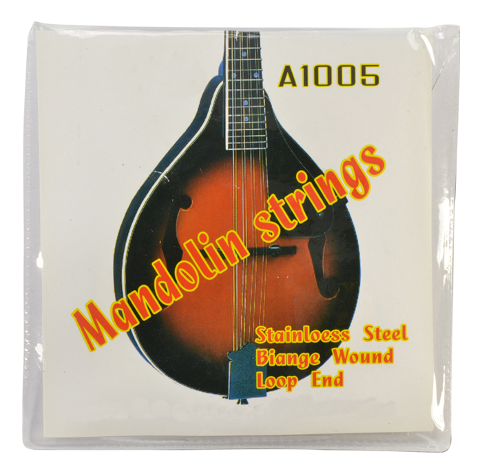 Mandolin String Set Coated Copper Alloy Wound with Steel Core by