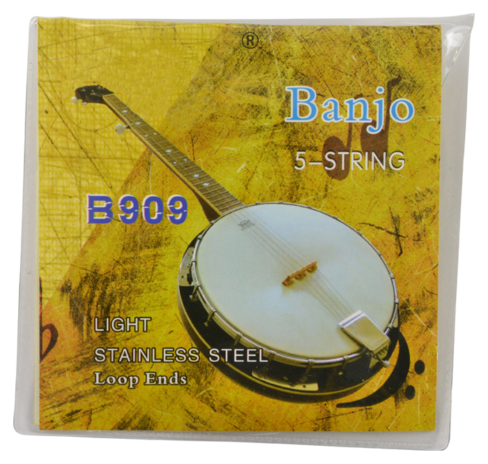 Banjo 5 String Set Coated Copper Alloy Wound with Steel Core by Sotendo