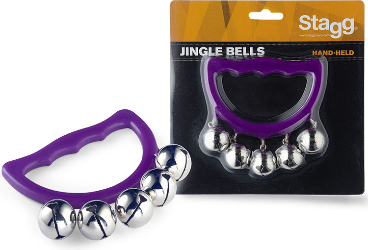 Hand Held Plastic Jingle Bell Chimes and Bells