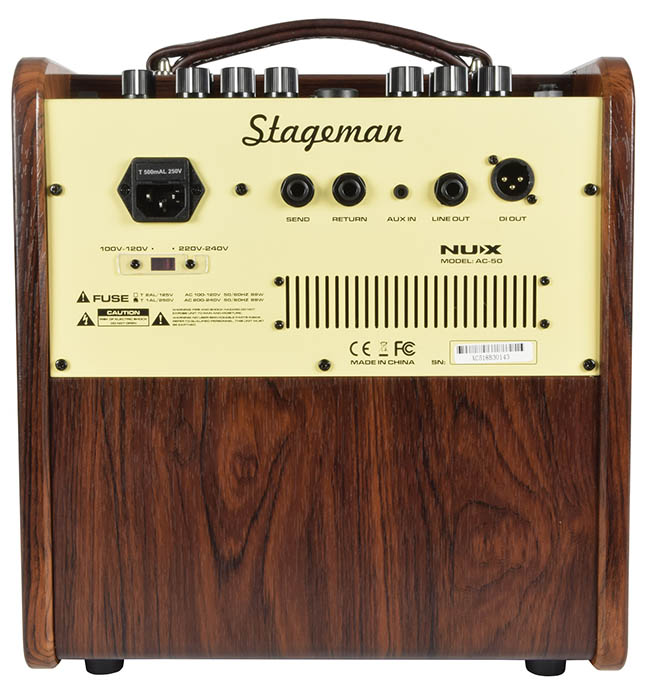 NUX Stageman AC50 Acoustic Guitar Vocals Amplifier Acoustic Guitar Amps