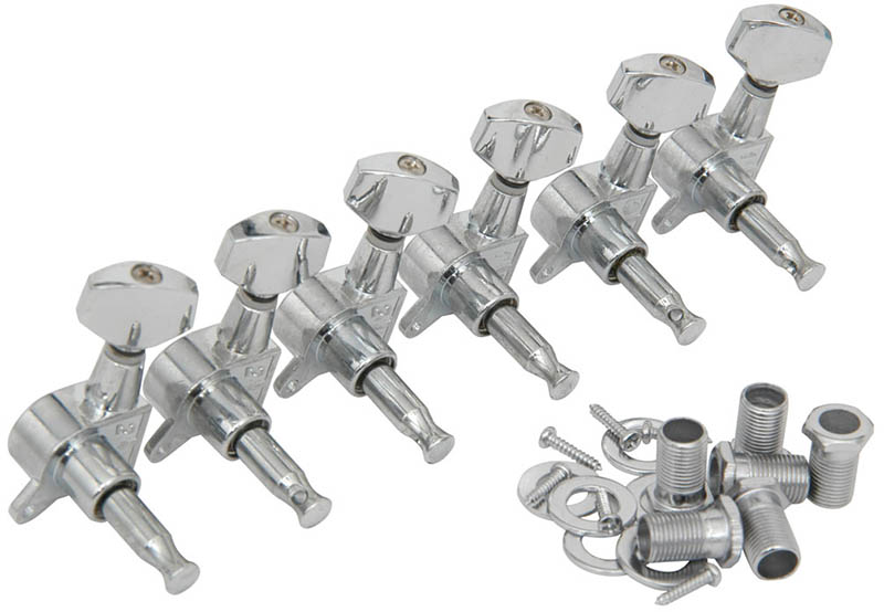 Tuning Machine Heads Set of 6 in line Spare Parts