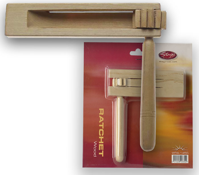 Wooden Percussion Ratchet Hand Percussion