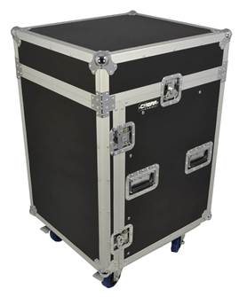 Cobra 12U + 10U Rack Case with Laptop Shelf & Side Table – Studio & Live