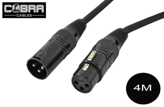 3 Pin XLR To XLR DMX Lead