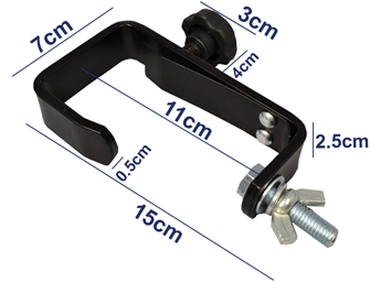 Black 50mm G Clamp