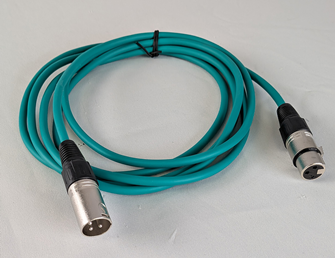 Mic Lead XLR Male to XLR Female Suits Balanced Mics - Choice of Cable Length