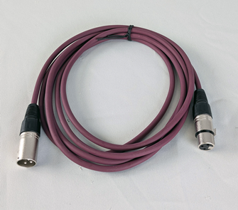 Mic Lead XLR Male to XLR Female Suits Balanced Mics - Choice of Cable Length