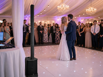 350W Column Array PA System with Bluetooth, Mic Inputs & 8