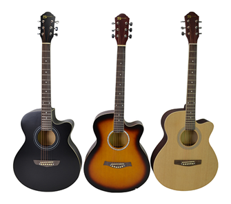 Acoustic Guitar in Choice of Colour 