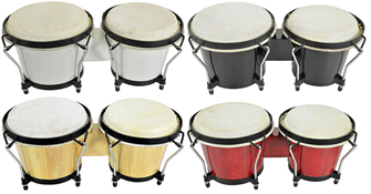 Bongos with Carry Bag 6.5