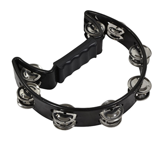 Bryce Half Moon Tambourine Black 