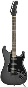 Traditional Style Black Electric Guitar  