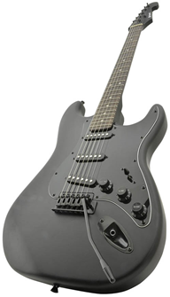 Traditional Style Black Electric Guitar  