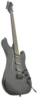 Traditional Style Black Electric Guitar  