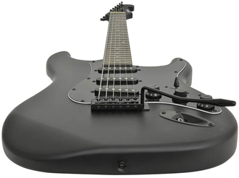 Traditional Style Black Electric Guitar  