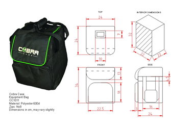 Padded Equipment Bag 240 x 240 x 330 