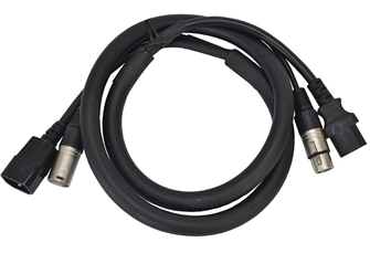 IEC – XLR Combined Cable 