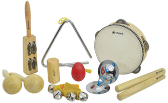 Hand Percussion 9 Piece Set 