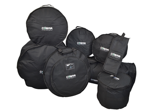 8 Piece Drum Bag Set Padded with Str 