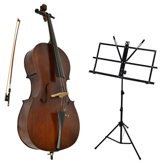 Sotendo 1/4 Size Student Cello with Mu 