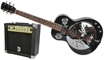 Electro Acoustic Resonator Guitar with 1 