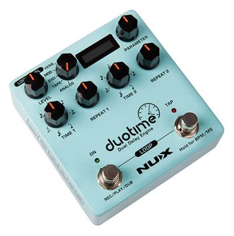 NUX Duo Time Dual Delay Pedal 