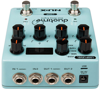 NUX Duo Time Dual Delay Pedal 