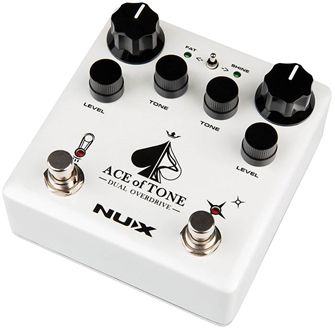 NUX Ace of Tone Dual Overdrive Pedal 