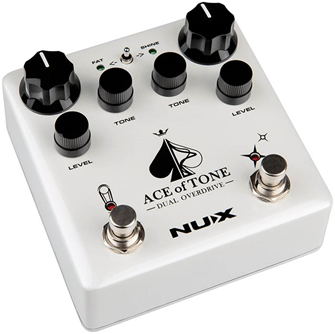 NUX Ace of Tone Dual Overdrive Pedal 