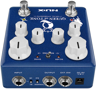 NUX Queen of Tone Dual Overdrive Pedal 