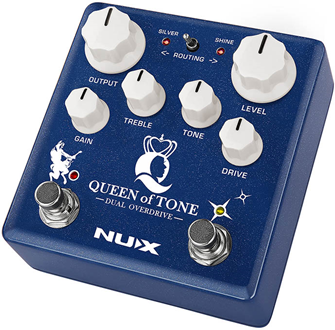 NUX Queen of Tone Dual Overdrive Pedal 