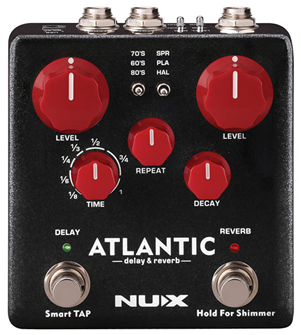 NUX Atlantic Delay & Reverb Pedal 