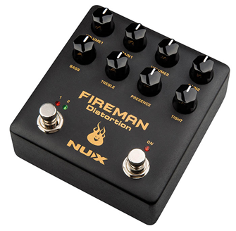 NUX Fireman Dual Distortion Pedal 