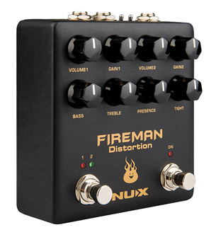 NUX Fireman Dual Distortion Pedal 