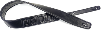 Stagg Padded Leather Guitar Strap 
