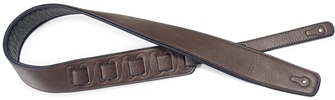 Stagg Padded Leather Guitar Strap 