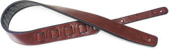 Stagg Padded Leather Guitar Strap 