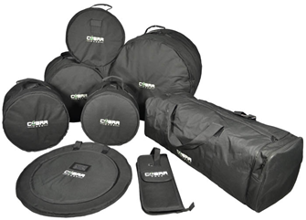 Cobra Padded 8 Piece Drum Set Bags 